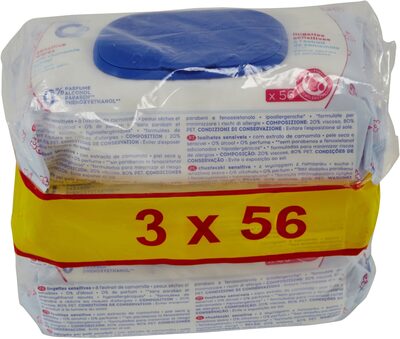 Cosmia Baby Lingettes sensitives à l'extrait de camomille
