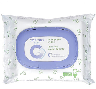 Cosmia Baby Lingettes papier toilette