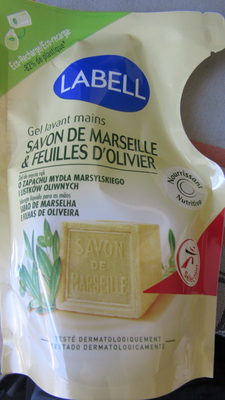 Labell Gel lavant mains Savon de Marseille & Feuilles d'olivier