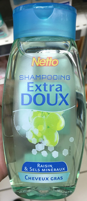 Netto Shampooing extra doux Raisin & Sels minéraux cheveux gras
