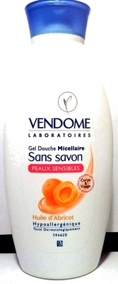 Vendome Gel Douche Micellaire Sans savon Peaux sensibles Huile d'Abricot