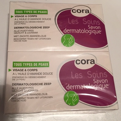 Cora Savon dermatologique visage & corps à l'huile d'amande douce