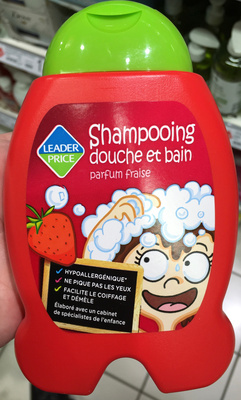 Leader Price Shampooing douche et bain parfum fraise