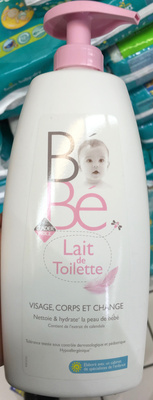 Leader Price Bébé Lait de Toilette Visage, Corps et Change