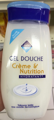 Leader Price Gel douche Crème & Nutrition