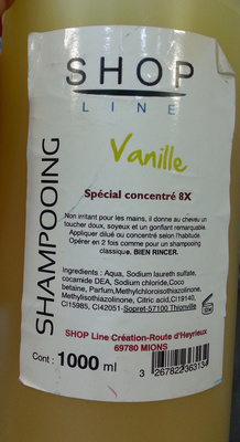 Shop Line Shampooing Vanille