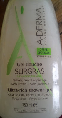A-Derma Gel douche Surgras