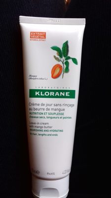 Klorane crème de jour sans rinçage au beurre de mangue