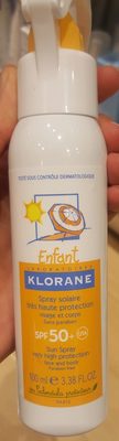 Klorane Spray Solaire enfant au calendula protecteur + visage et corps