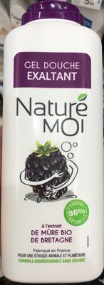 Nature Moi Gel douche exaltant à l'extrait de mûre bio de Bretagne