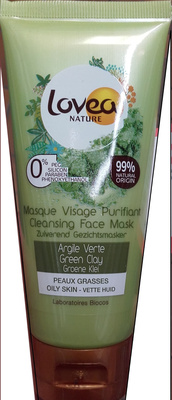 Biocos Masque visage purifiant Argile verte