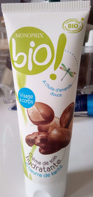 Monoprix Bio! Crème de soin hydratante au beurre de karité