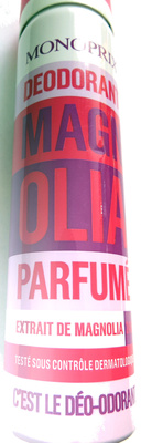 Monoprix Déodorant magnolia parfumé