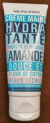 Monoprix crème mains hydrante