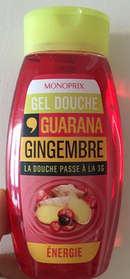 Monoprix Gel douche Guarana Gingembre