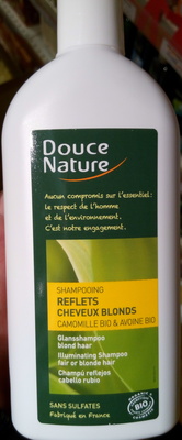 Douce Nature Shampooing reflets cheveux blonds camomille bio & avoine bio