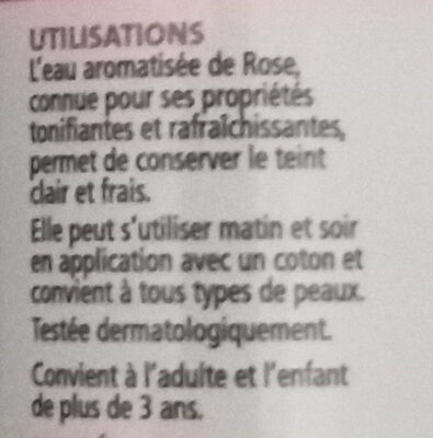 Gifer Eau aromatisée ROSE