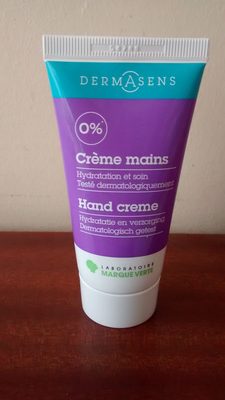 Crème mains Dermasens 0% - Laboratoire MARQUE VERTE