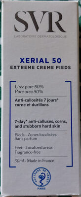 Svr Xerial 50 extrême crème pieds