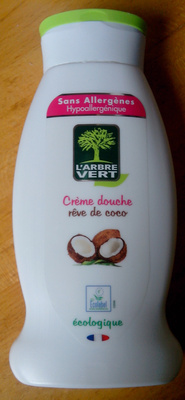 L'arbre vert Crème douche rêve de coco