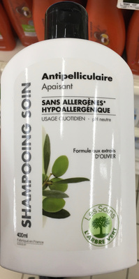 L'arbre Vert Shampooing soin Antipelliculaire Hypoallergénique