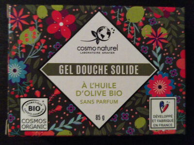 Cosmo naturel Gel douche solide a l'huile d'olive bio