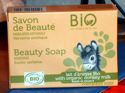 Gravier Savon de beauté Verveine exotique Lait d'ânesse bio