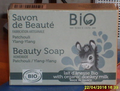 Gravier Savon de beauté Patchouli Ylang-ylang Lait d'ânesse bio