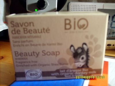 Gravier Savon de beauté sans parfum au beurre de karité bio lait d'ânesse bio