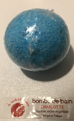 Du monde à la Provence Bombe de Bain Charlotte parfum Mûre-Myrtilles