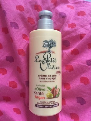 Le Petit Olivier Crème De Soin Sans Rinçage Aux Huiles D'olive, Karité Argan - Cheveux Secs Et Abîmés