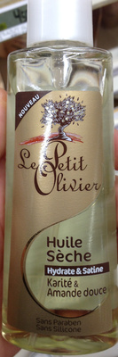 Le Petit Olivier Huile sèche Karité et amande douce