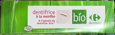 Carrefour Dentifrice à la menthe à l'extrait de menthe bio