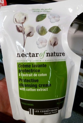 Les Cosmétiques Design Paris Crème lavante protectrice à l'extrait de coton toutes mains