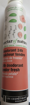 Les Cosmétiques design Déodorant 24h fraicheur tendre pétales de freesia effluve douce