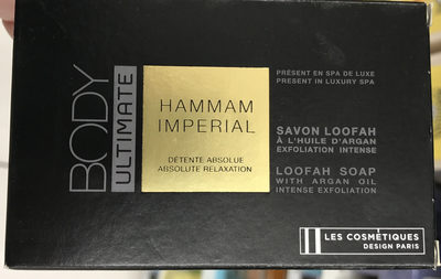 Les Cosmétiques Design Paris Body Ultimate Hammam Impérial Savon Loofah à l'huile d'Argan