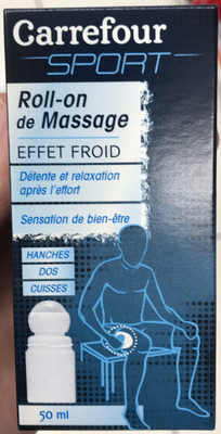 Carrefour Sport Roll-on de massage effet froid Hanches Dos Cuisses
