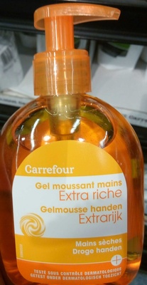 Carrefour Gel moussant mains Extra Riche
