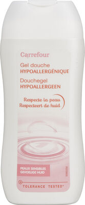 Carrefour Gel douche hypoallergénique peaux sensibles