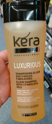 Kéra Science Luxurious Shampooing elixir aux 3 huiles fabuleuses