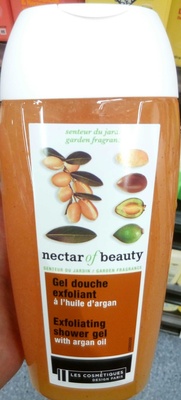Les cosmétiques design Gel douche exfoliant à l'huile d'argan