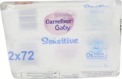 Carrefour baby Lingettes épaisses Sensitive (lot x2 paquets)