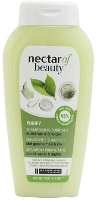Nectar Of Beauty Shampooing purifiant thé vert/argile