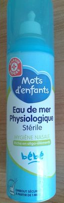 Marque Repère Eau de mer physiologique stérile bébé