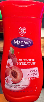 Manava Lait de douche hydratant Pêche de vigne