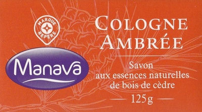 Marque Repère Cologne Ambrée Savon aux essences naturelles de bois de cèdre