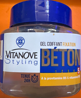Vitanove styling Gel coiffant fixation béton