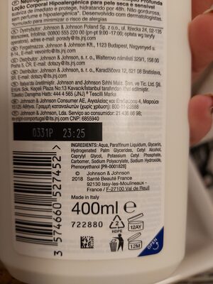 Neutrogena Deep Moisture Body Lotion