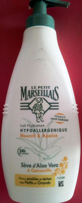 Le Petit Marseillais Lait Hydratant Hypoallergénique Sève d'Aloe Vera & Camomille