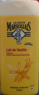 Le Petit Marseillais Lait de vanille Douche et bain moussant extra doux
